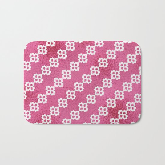 Pretty In Pink Bath Mat