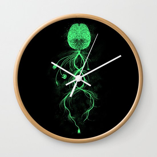 Looking for Connection Wall Clock