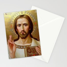 Jesus Christ icon Stationery Cards