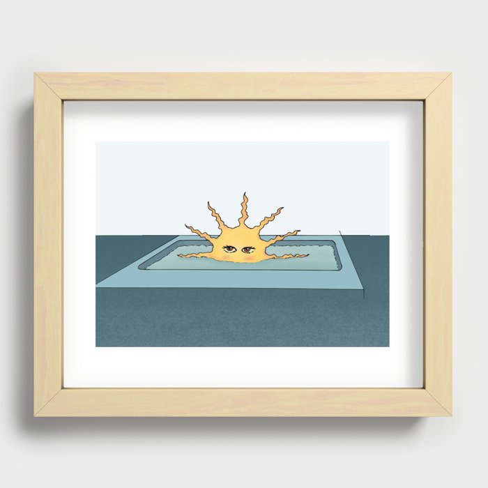 Summer soaked Recessed Framed Print