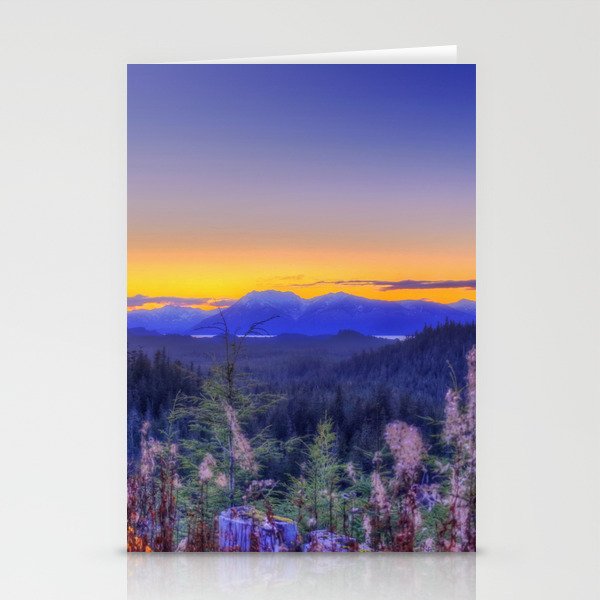 Hoonah Sunset Stationery Cards