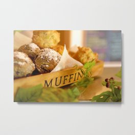 Muffins, fresh and warm, thanks Mom! Metal Print | House, Muffins, Baking, Pastries, Photo, Cafe, Restaurant, Food, Coffee 