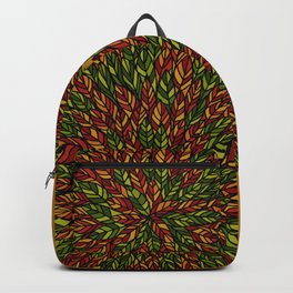 Autumn Ink Leaves Backpack
