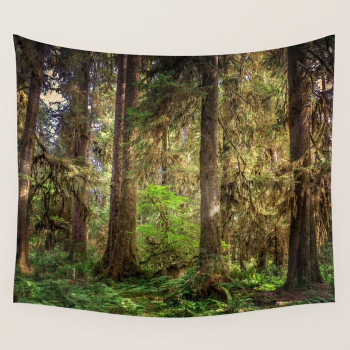 Forest Trees Wall Tapestry by JMcCool Society6
