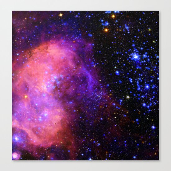 NebUla. Pink Violet Blue Canvas Print