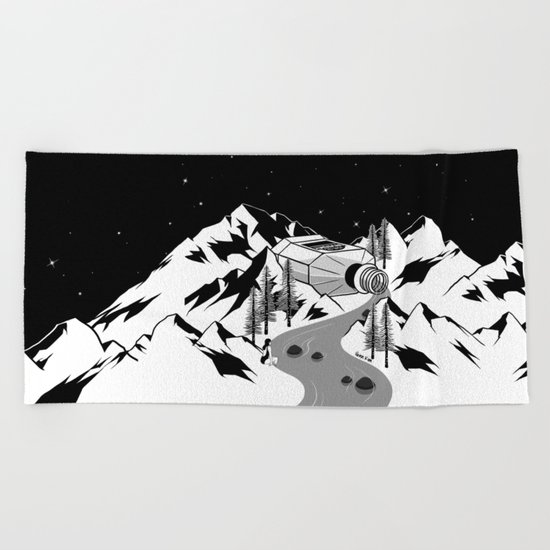 Whisky River Beach Towel