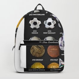 The World Cup Balls Backpack | Cave, National, History, Collage, States, Man, 2022, Team, Football, World 