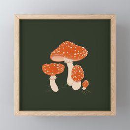 Amanita Muscaria Framed Mini Art Print