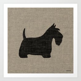 Personalised Scottish Terrier Scottie Dog Design Word Art Print Unique Keepsake Gifts