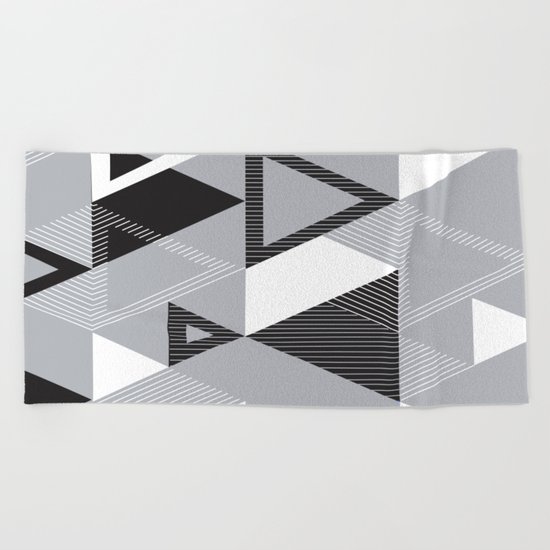 Silver Transparency Beach Towel