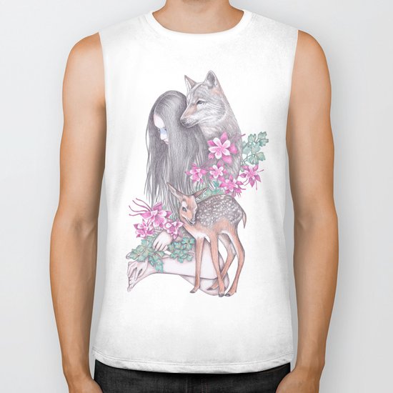 Forest Wanderer Biker Tank