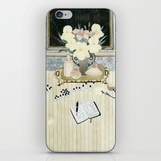 Perfumer at work iPhone & iPod Skin