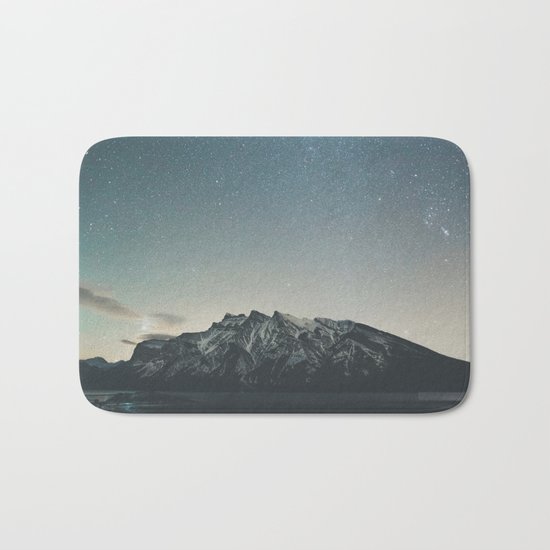 Stars over Minnewanka Bath Mat