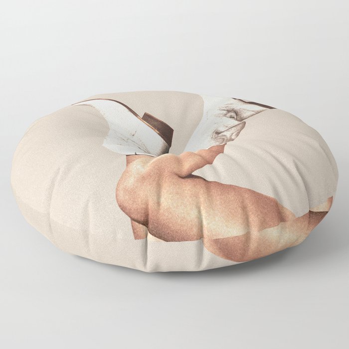 These Boots - Neutral / Beige Floor Pillow