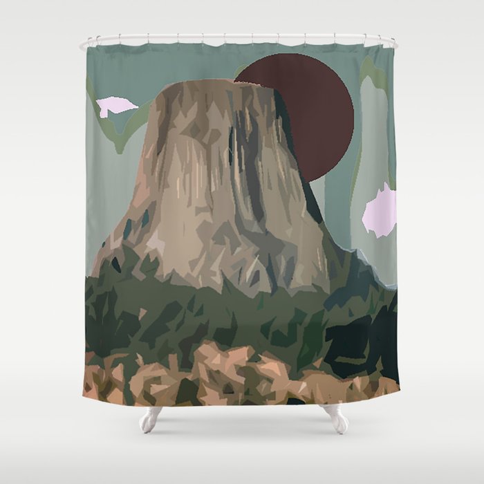 Devil's Tower Shower Curtain
