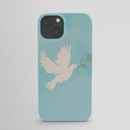 Dove of Peace with Olive Branch iPhone Case