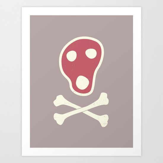 Pirates of Steaks Art Print