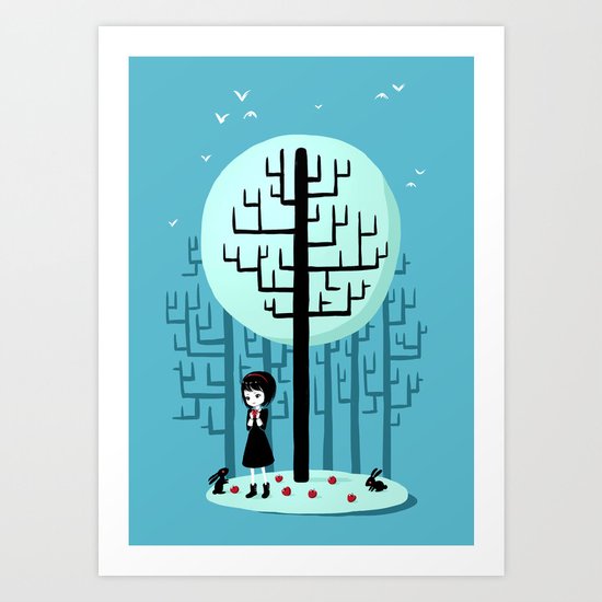 Snow White Art Print
