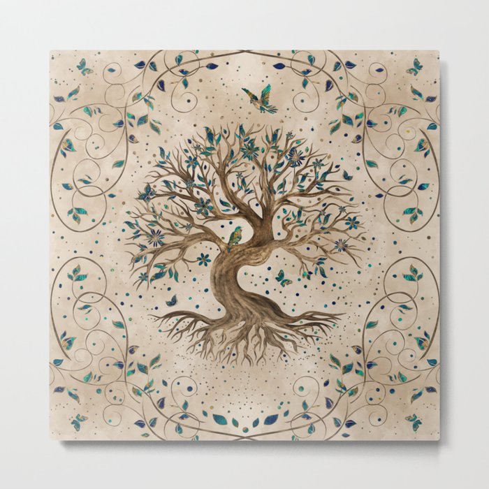 Tree of Life - Yggdrasil  Metal Print