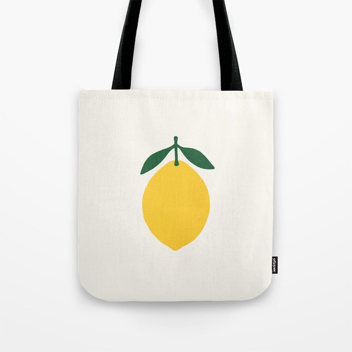 Lemon Citrus Tote Bag