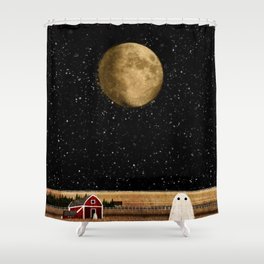Harvest Moon Shower Curtain