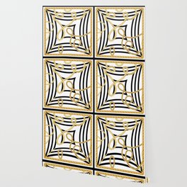 Scarf pattern. Scarf design chain and geometric. Bandana Wallpaper