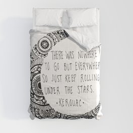 Kerouac Mandala Moon Comforter