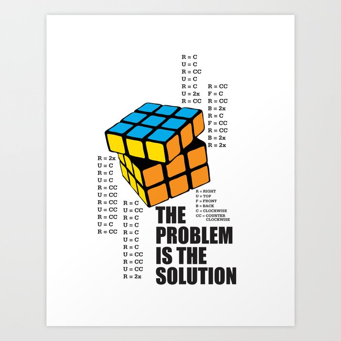 The Problem is the Solution Art Print