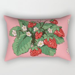 Strawberry Frog Rectangular Pillow