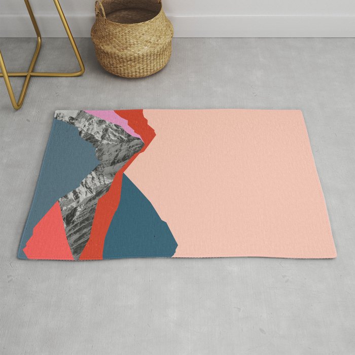 Graphic Mountains Rug