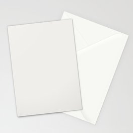 Linen Off White Solid Color PPG Magical Moonlight PPG1045-1 - All One Single Shade Hue Colour Stationery Card