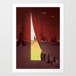 Hope Beyond the War Art Print