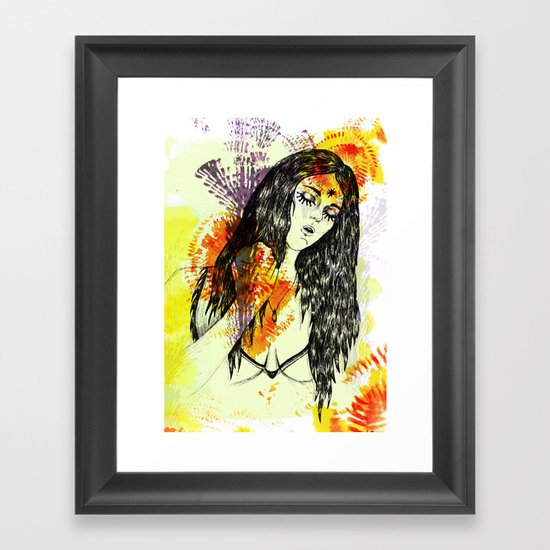 Tribal Beauty 3 Framed Art Print