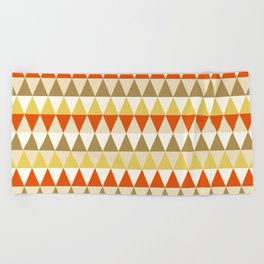 Triangle Pattern Wallpaper Beach Towel