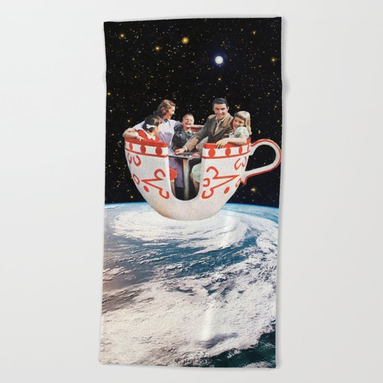 Storm in a Cup Beach Towel