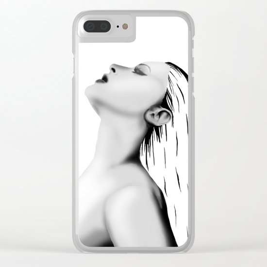 Looking at the Stars Clear iPhone Case