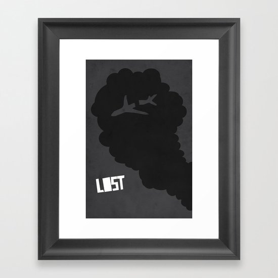 Minimalist Lost Framed Art Print
