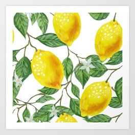 Lemon Tree Art Prints For Any Decor Style Society6