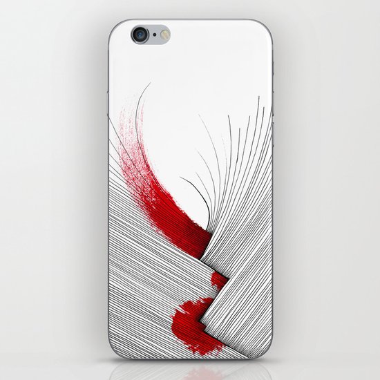 Impact (white version) iPhone & iPod Skin