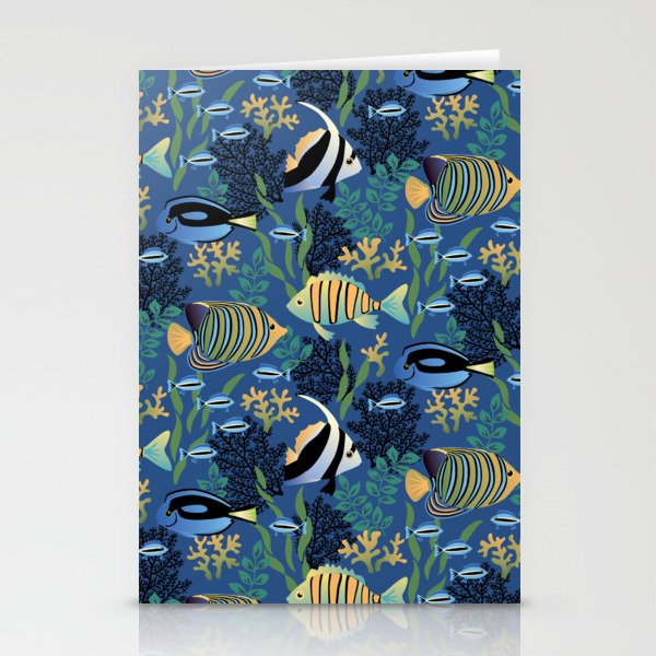 Tropical Fish Stationery Cards