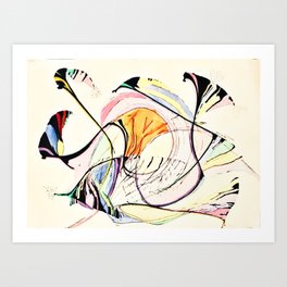 Abstract Freestyle  Art Print