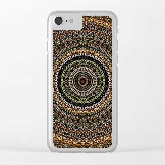 Fractal Kaleido Study 001 in CMR Clear iPhone Case
