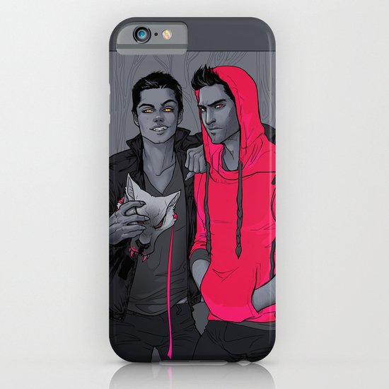 Little Red has Pointy Teeth iPhone & iPod Case