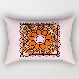 Flower Granny Square Rectangular Pillow