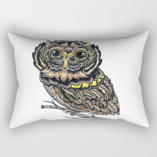 Little owl Rectangular Pillow