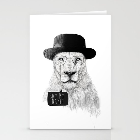 Say my name Stationery Cards