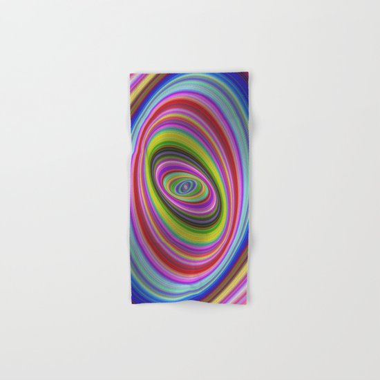 Colorful hypnosis Hand & Bath Towel