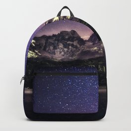 Night sky landscape in Patagonia, Argentina, South America Backpack