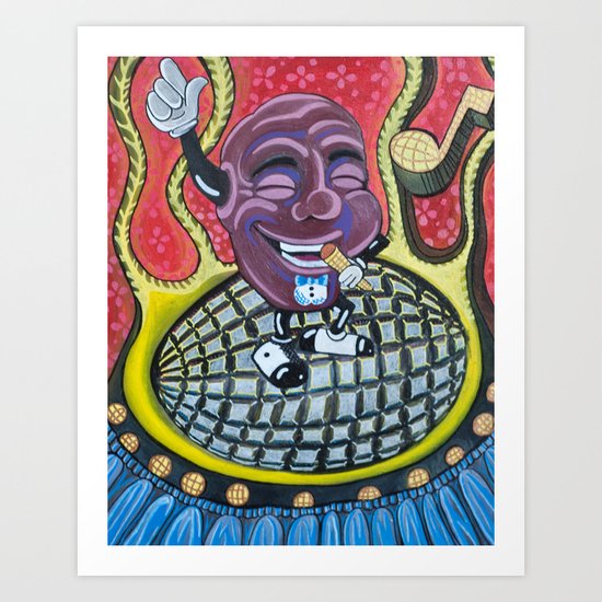 california raisin Art Print
