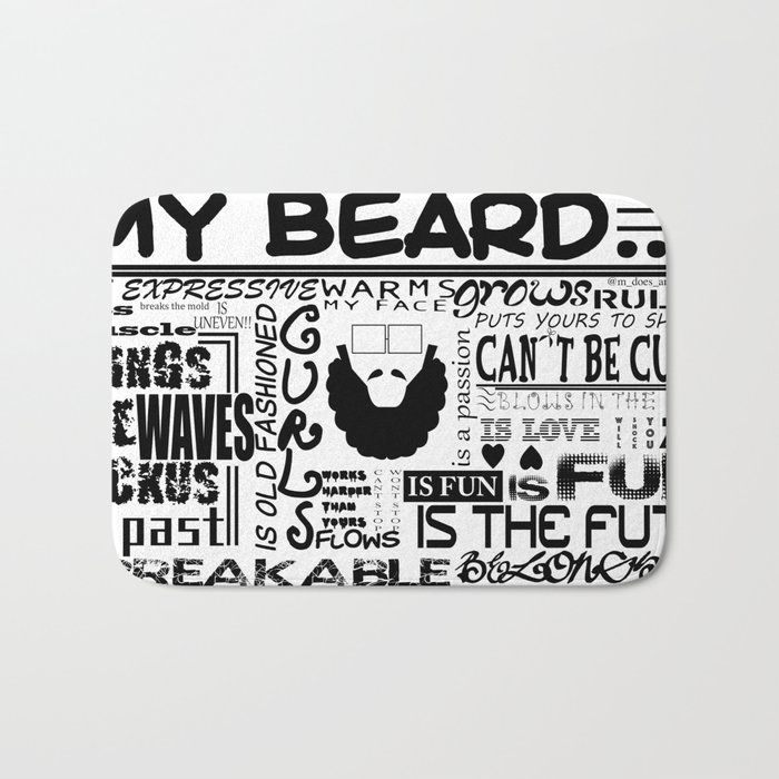 About My Beard: Bath Mat